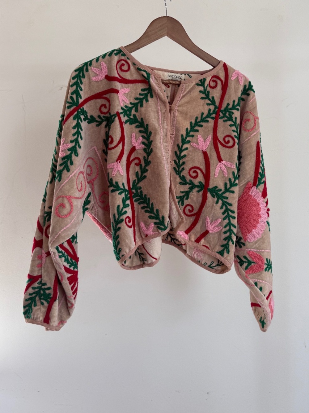 Velvet Embroidered Jacket